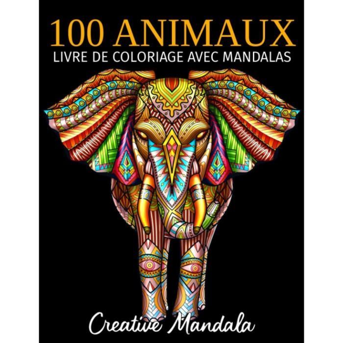 Animaux Mandalas Livre de Coloriage pour Adultes