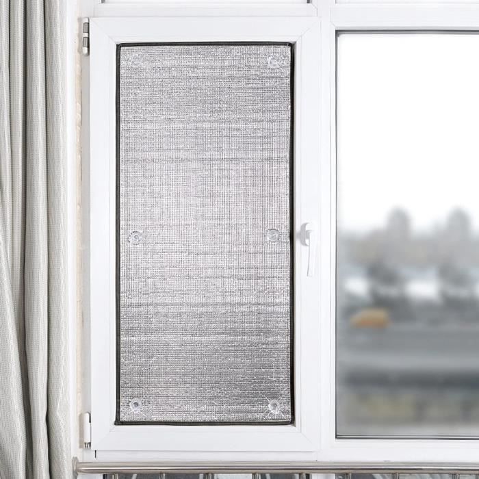 Film Isolant En Aluminium De 6mm,Film Occultant Pour Toit De Véranda,Film De Confidentialité,Film De Protection Solaire Réfléchissant,Film Anti Chaleur Anti-UV Pour Balcon (60x130cm/24 X51