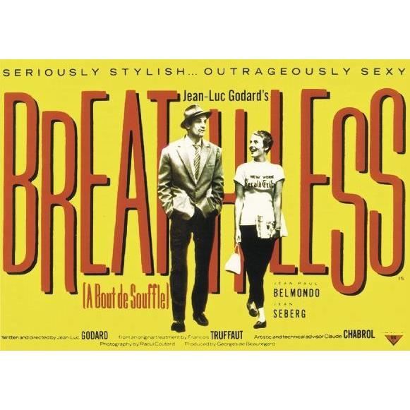 Breathless Poster A Bout De Souffle Cdiscount Breathless Poster A Bout De Souffle Cdiscount