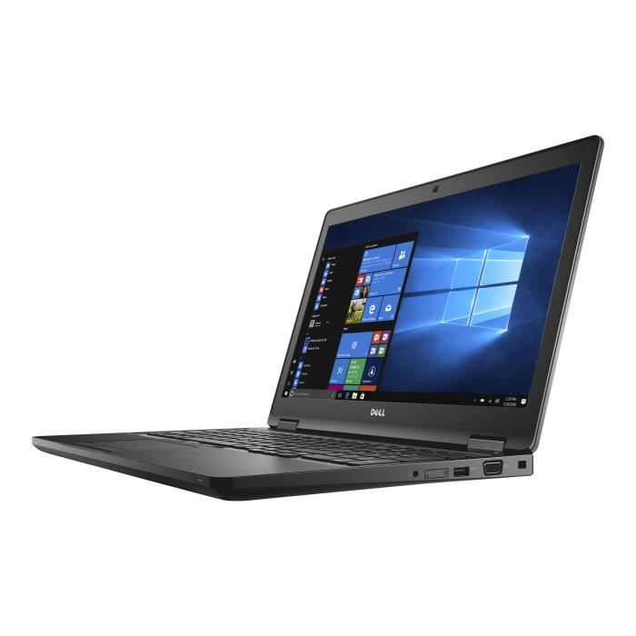 Dell Precision Mobile Workstation 3520 - Core i7 7820HQ - 2.9 GHz - Win 10 Pro 64 bits - 8 Go RAM - 256 Go SSD - Dell