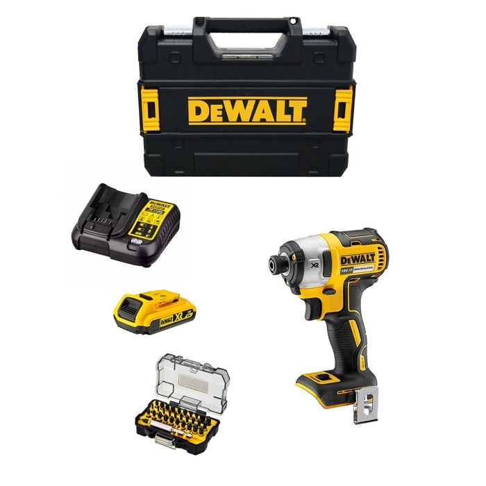 Visseuse à Chocs DEWALT DCF887 205 Nm 1 x 2 0 Ah 3 vitesses TSTAK II