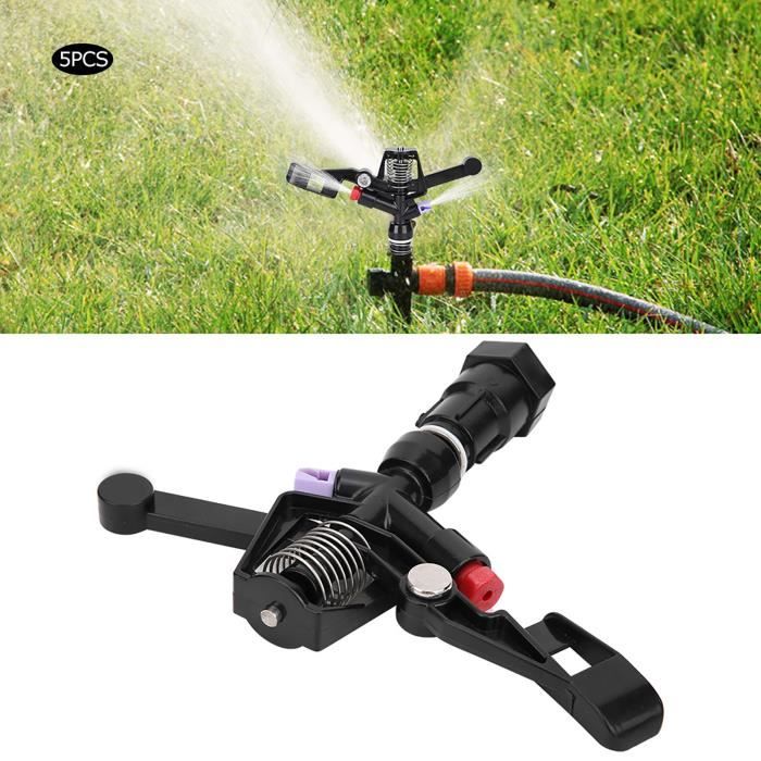 Arroseur À Eau Sur Pied-Arroseur De Gazon Rotatif À 360°-Avec Trépied