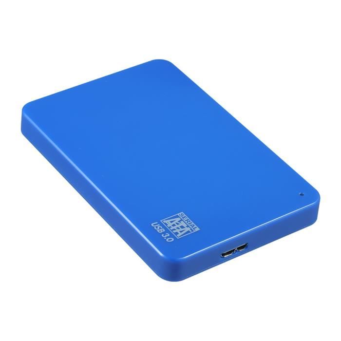 2 To Disque dur externe portable 2.5 USB 3.0 HDD haute vitesse de  transmission - Plug et Play - pour ordinateur portable - bleu - Cdiscount  Informatique
