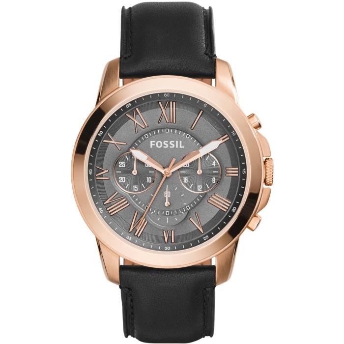 Montre homme hotsell fossil marron