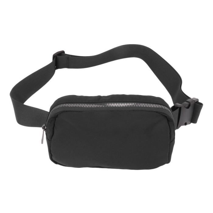 Sac Banane Grande Capacité Imperméable - Ceinture Ajustable 50-146 Cm, 3 Poches Zippées, Nylon Léger