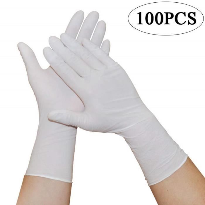 1000 Gants En Nitrile Sans Poudre, Sans Latex - Taille L - Usage Médical, Industriel, Alimentaire, Esthétique - Certifié EN455