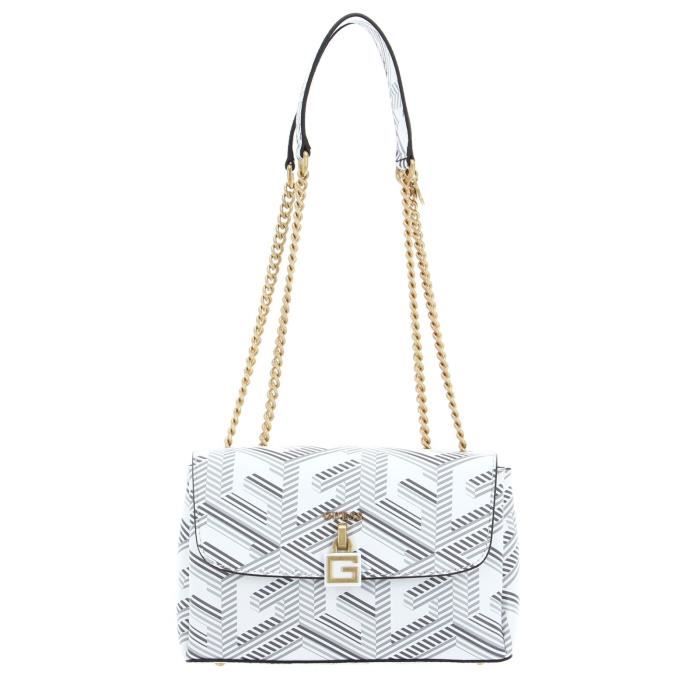 GUESS Lovide Borsa A Tracolla Convertibile In Ecopelle - Colore Stone