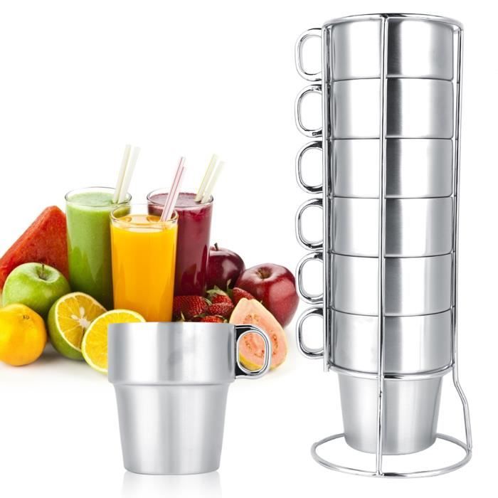 1 Pc Tasse À Lait En Acier Inoxydable Contenant De Beurre Tasse Pour