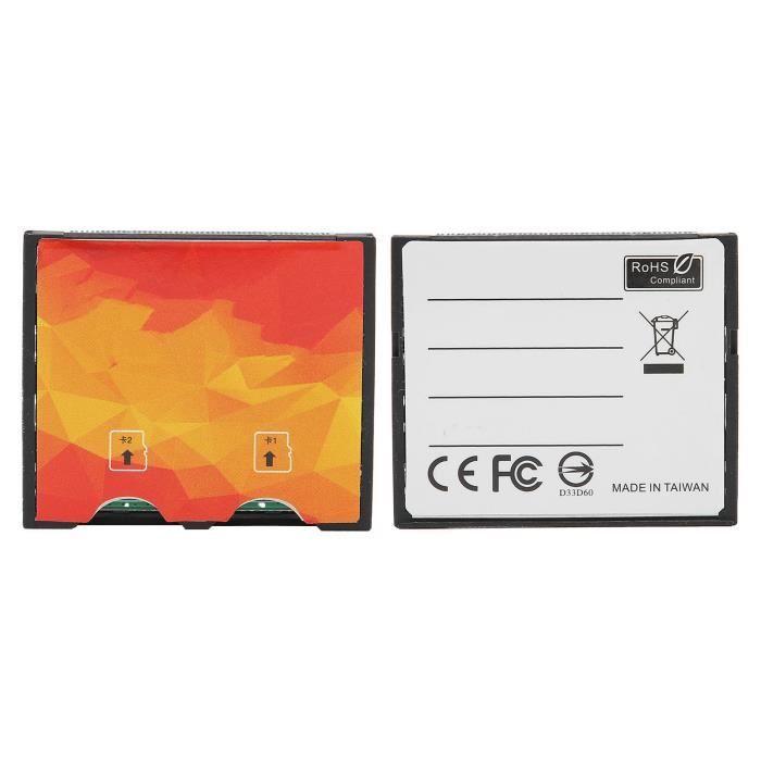 CHX-carte adaptateur Carte de stockage vers adaptateur CF Prise en CHX-carte adaptateur Carte de stockage vers adaptateur CF Prise en