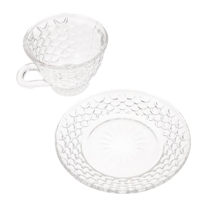 Verres à Café Ou à Thé Avec Ces Soucoupes Nahil 10 Cl X 6 - Coffret