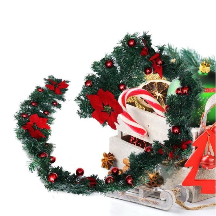 Guirlande Décorative 'Corde à Linge Du Père Noël' - 140cm Avec 8 Mini-vêtements Et 10 Pinces - 11