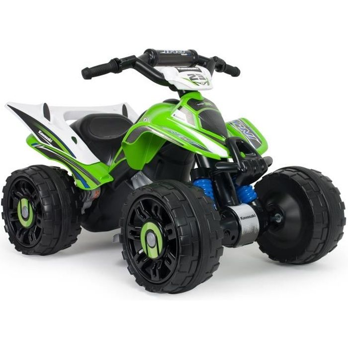 Injusa Quad Kawasaki 12v Quad Electrique Enfant Cdiscount Jeux Jouets