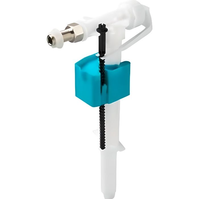 Chasse d'eau + robinet flotteur laiton Fluidmaster SE 3/8 - 2, Bouton  poussoir + câble