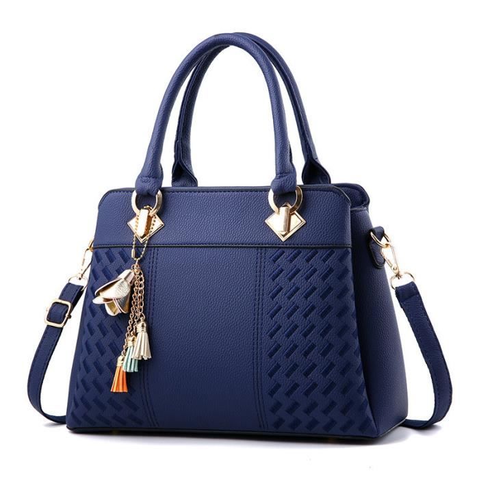 Sac à Main En Cuir Bleu Crossbody Great American Leatherworks - Dimensions 8 X 3 Pouces - Neuf Sans étiquette