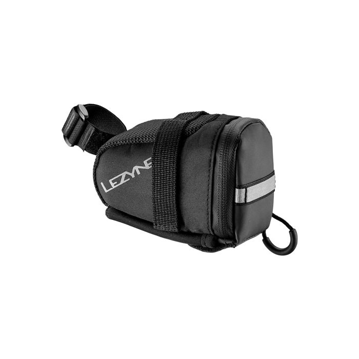 Sac de selle LEZYNE Caddy-S noir - Poids 60g - Système de fixation Velcro