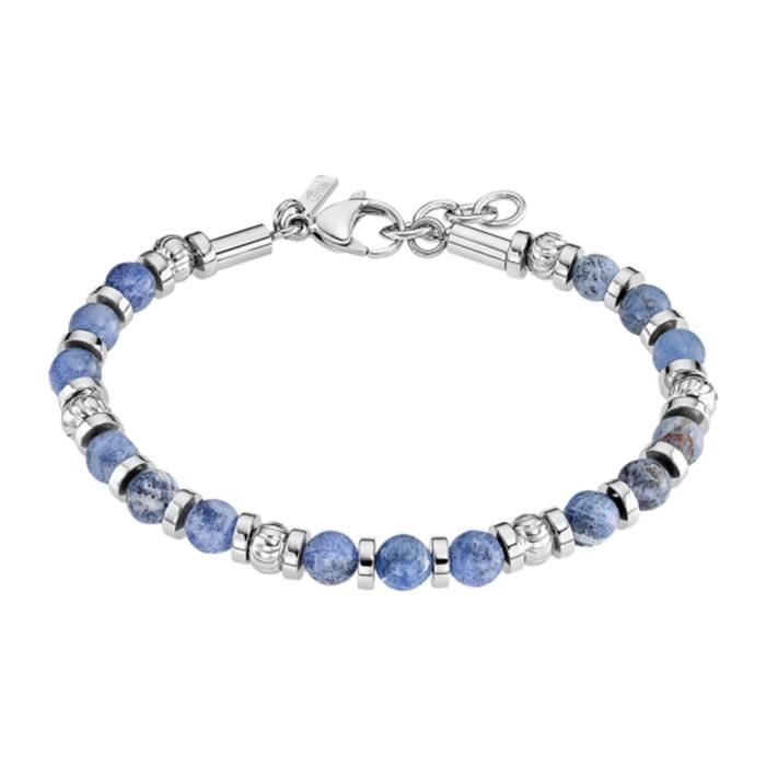Bracelet - LOTUS - Lotus Style Bleu Acier - 21 cm - Acier inoxydable - Élégant et contemporain