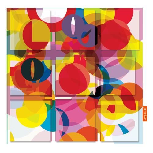 Cadre Decoratif Carre Moderne Couleurs Vives Interieur Contemporain Toile Chassis Bois 100x100 Cm Achat Vente Tableau Toile Prolongation Soldes Cdiscount