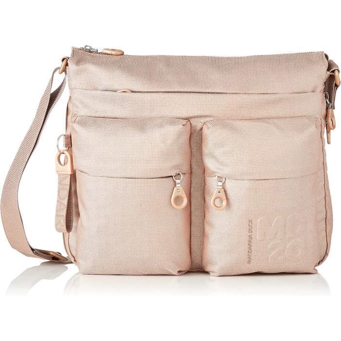 Mandarina Duck Damen Geldbörse MD 20 LUX - Zip-Around Portemonnaie Aus Schillerndem Mitrix-Stoff