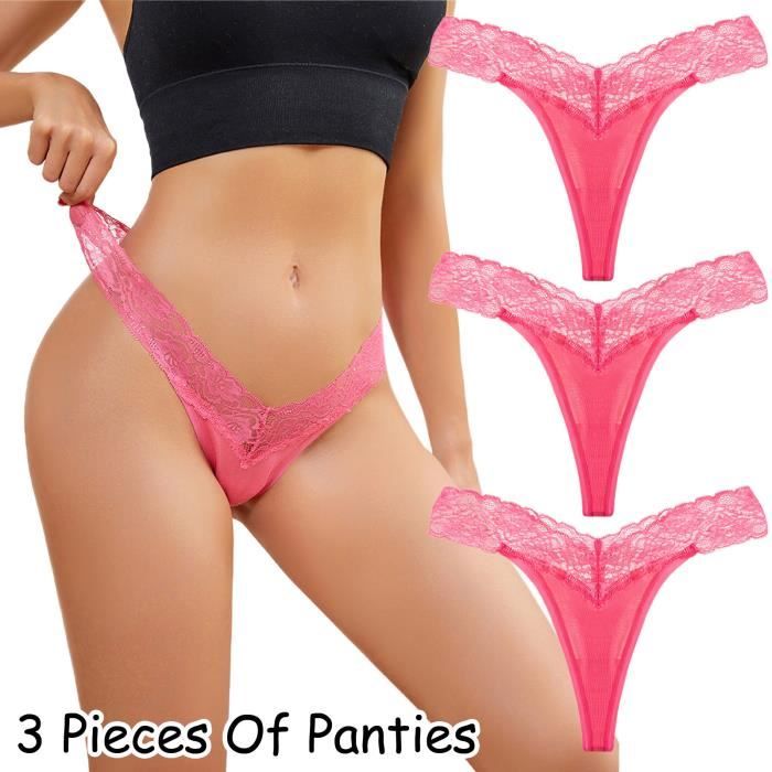 Femmes Bownot Dentelle Culottes Sexy Taille Basse Mémoires String G