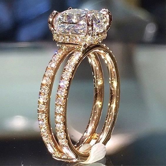 Aiuin Flash Diamant Bague en argent cristal réglable ouvert Anneaux Bijoux de mariage pour femme X 1 pcs
