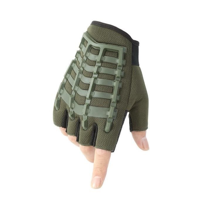 Gants De Travail Sans Doigts Gants Militaires De Chasse De Combat De