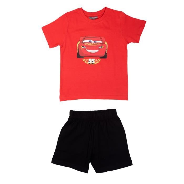 Pyjama Court Garçon Minecraft - Manches Courtes - Taille 6 à 14 Ans - Coton - Creeper Design