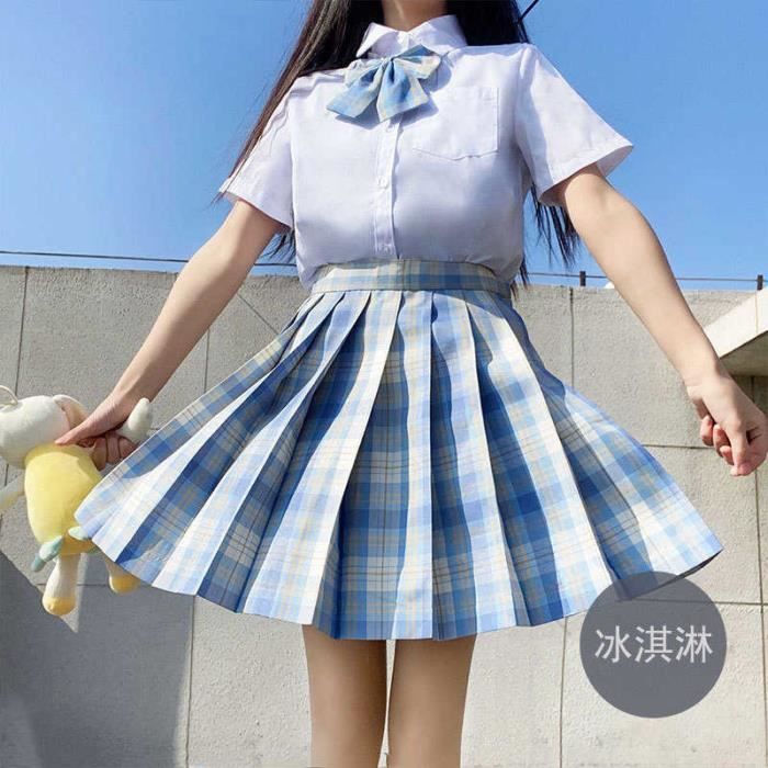 Femmes Jupes courtes - pliss?�e ?� carreaux Sexy taille haute 21 - Cdiscount Pr??t-?�-Porter