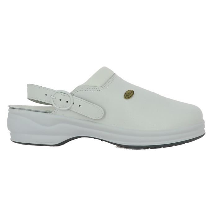 Mules compensées SCHOLL NEW BONUS - Blanc - Femme