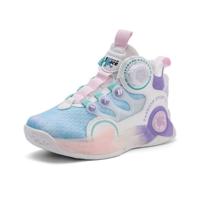 Baskets Pour Enfants Garçons/filles - Chaussures De Sport Légères Et Respirantes - Semelle Antidérapante - Fermeture Scratch - Unisexe - 11