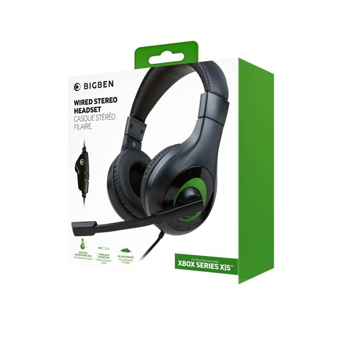 BIG BEN XBXHEADSETV1 écouteurcasque Avec fil Arceau Jouer Neuf - vue 3