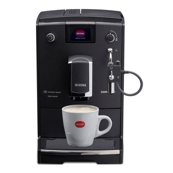 NIVONA NICR660 Machine expresso full automatique avec broyeur Cafe Romatica - Noir - Nivona