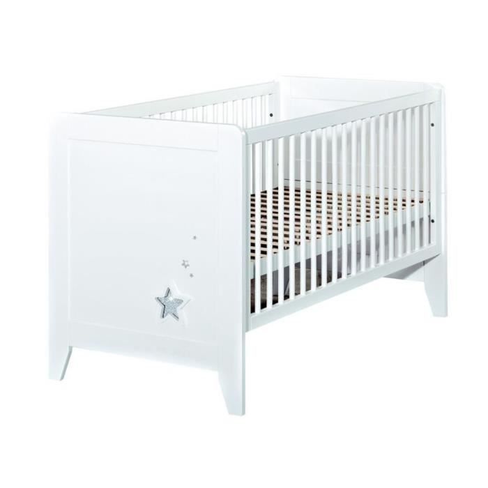 Lit Bebe 60 X 1 Cm Poudre D Etoiles Cdiscount Puericulture Eveil Bebe