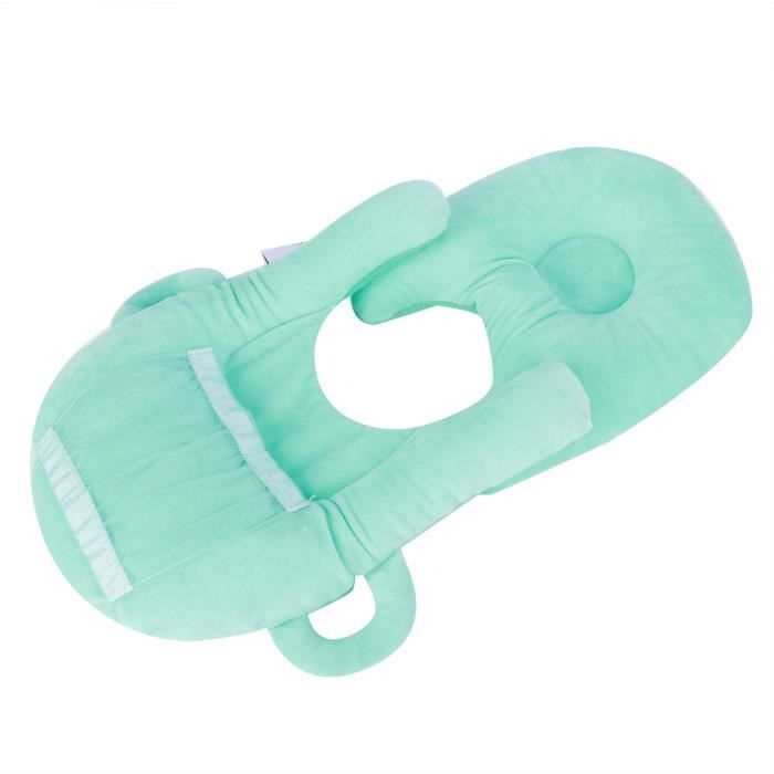 Coussin D'Allaitement Anti-Reflux Bébé - Coussin Inclinable Amovible 60x40x18cm Gris