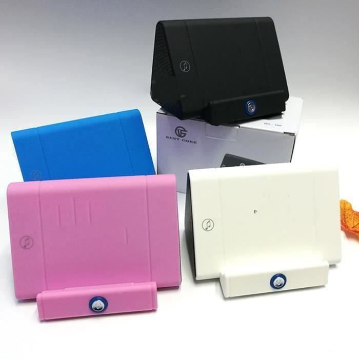 Support Téléphone Avec Haut-parleur à Induction Et éclairage RGB - Enceinte Sans Fil Pour Musique, Films Et Streaming