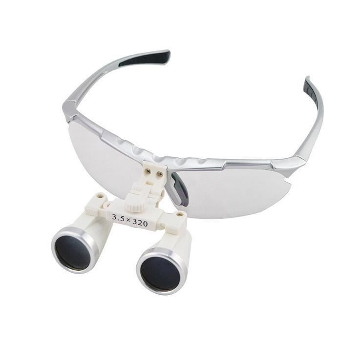 Blanche Loupe binoculaire dentaire, 3,5 fois, avec lentille en verre  optique de 420 mm M05956 - Achat / Vente lunettes de lecture - Cdiscount