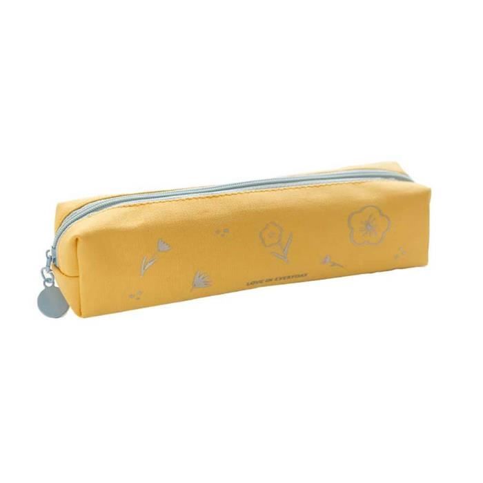 At M3662 Trousse Crayons De Mince Petite Poche Trousse Scolaire Fleur De Cerisier Kawaii Fille Garcon Organiseur De Sac Avec