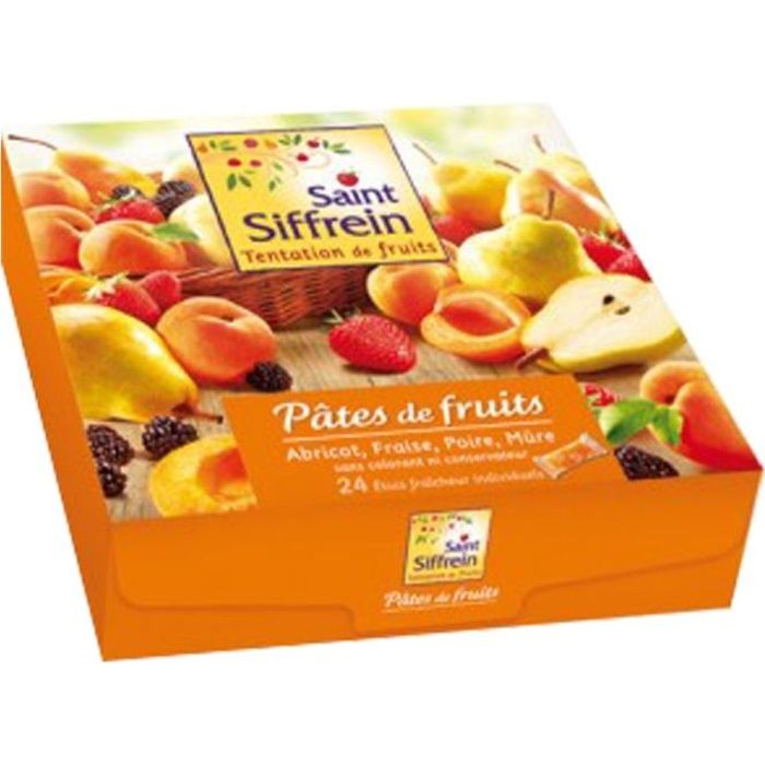 SAINT SIFFREIN Pâtes de fruit 4 fruits Cdiscount Au quotidien