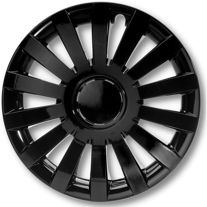 Jeu De 32 Écrous De Roue Sécurité M14 X 2.0 Noir - Siège Conique 60°, Longueur 51mm, à 7 Cannelures - Avec Clé Douille 21/22mm