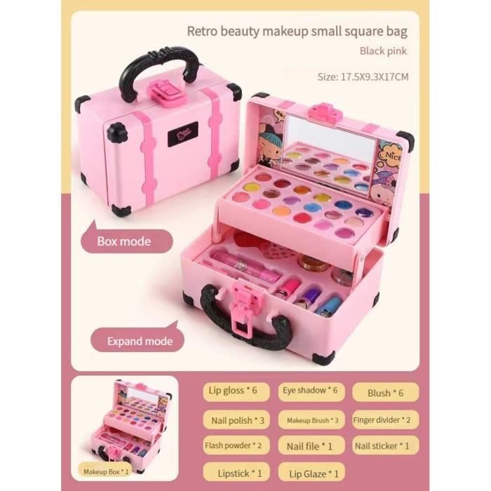 Sac A Main Fille Jeu Rôle Enfant Sac à Main Fille 2-6 Ans Avec Maquillage Jouet Sac A Main Petite Fille