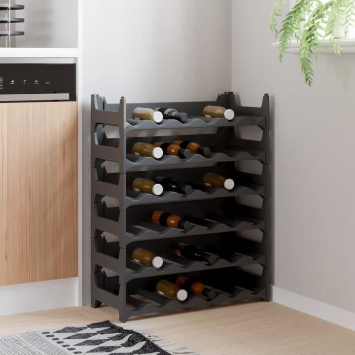 Casier à Vin VidaXL Pour 24 Bouteilles - Empilable - En PP Résistant - Pour Cuisine Ou Cave