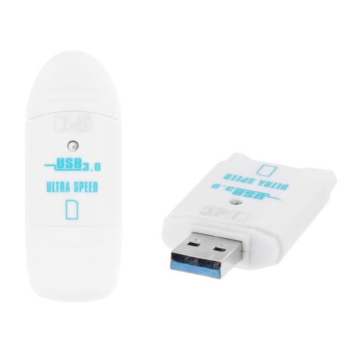 Lecteur de cartes SD/Micro SD USB 3.0 T'nB - Ultra rapide et compact