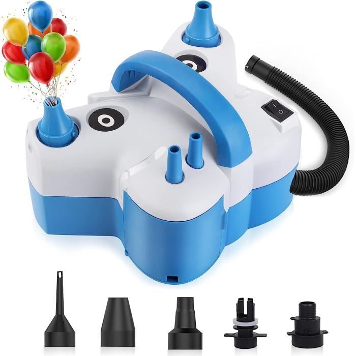 Coriver Pompe à Ballon Electrique, 600W Pompe à Ballon Gonfleur Ballon Electrique avec Double