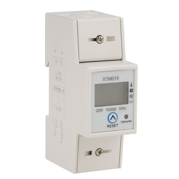 Compteur électrique Monophasé – Occasion, Installation électrique