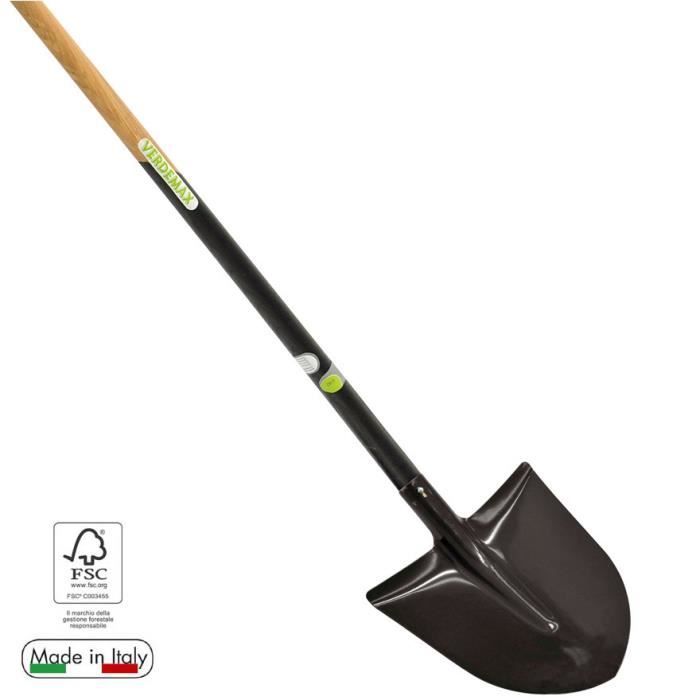 Altuna 8682 Manico In Legno Per Rastrello, Lunghezza 120 Cm, Diametro 32 Mm, Compatibile Con Scope Metalliche - 2