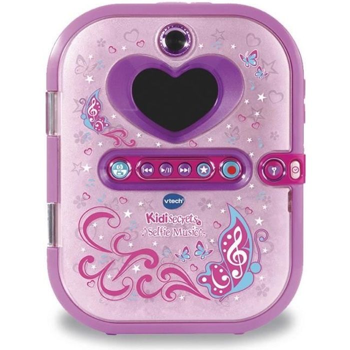 Agenda électronique VTECH Kidisecrets Selfie Music Rose avec