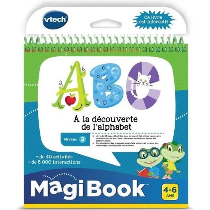 VTECH - Livre Interactif Magibook - ABC, À La Découverte De L'Alphabet