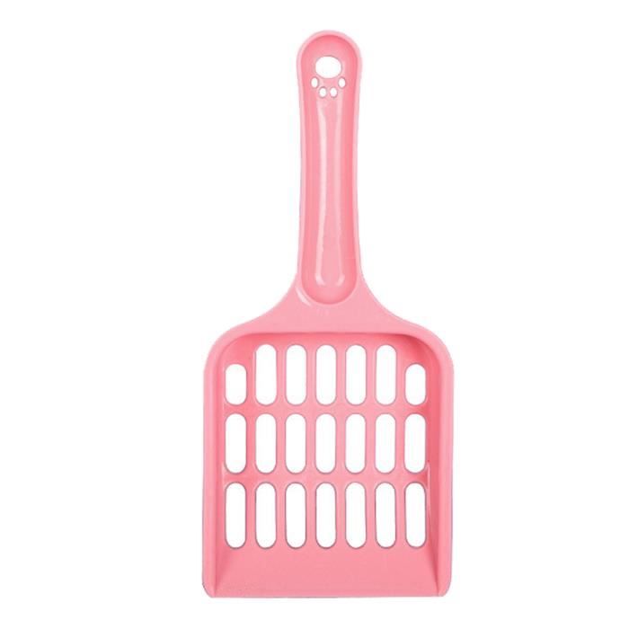 Comparer les prix de Pelle à litière pour chat - Vvikizy - Grille creuse - Ergonomique - Plastique PP - Rose