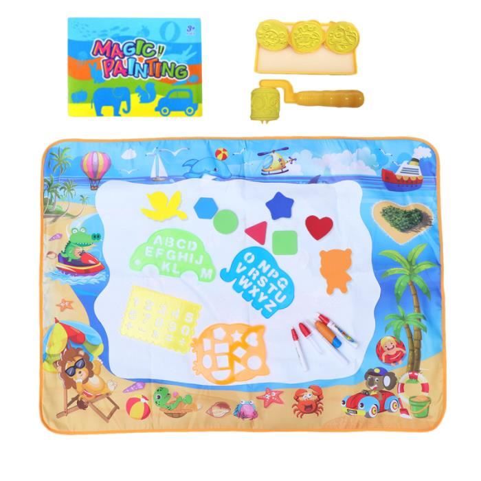1pcs Aqua Doodle Mat Learning Tapis De Dessin D Eau Pour Bebe Enfants Enfant En Bas Age Jeu De Coloriage Dessin Pochoir Cdiscount Jeux Jouets