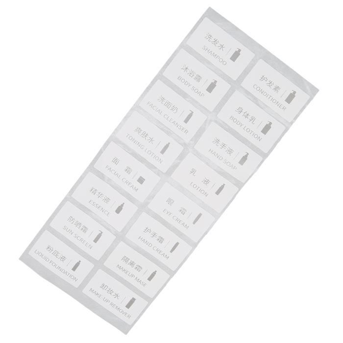 JaoNanl Lot De 192 étiquettes Autocollantes Imperméables Pour Garde-manger Pour Bocaux Mason, Conteneurs Alimentaires, Pots à épices, Bacs De Rangement, Bouteilles, étiquettes De Cuisine Avec Marqueur