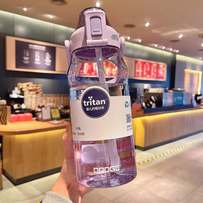 Grtsa Gourde 1,5l, Anti Fuite Gourde Sport, Avec Marqueur De